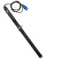 TWT TWT-PDVMT1-6x18-32A Вертикальный блок розеток с общим мониторингом по IP, 1-фазный, 32A, 6xC19 + 18xC13, шнур 3 метра, вилка IEC309
