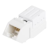 NIKOMAX NMC-KJUD2-AN-WT Модуль-вставка типа Keystone, угловой, для панели серии AN, Кат.5е (Класс D), 100МГц, RJ45/8P8C, FT-TOOL/110/KRONE, T568A/B, неэкранированный, максимальная ширина 17 мм, белый