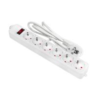EKF UFA16-310-6-018 Сетевой фильтр 6*1,8м 16А/3,2кВт с выкл. c/з ПВС 3х1,0 Блокбастер XL PROxima