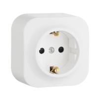LEGRAND 782220 Розетка 2К+З с защитными шторками - 16 A - 250 В~ - Quteo IP 20 - Белый