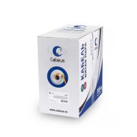 Cabeus UTP-4P-Cat.5e-SOLID-LSZH Кабель витая пара UTP (U/UTP), категория 5e, 4 пары (24 AWG), одножильный, оранжевый, LSZH, нг(А)-HF, (305 м) Cabeus UTP-4P-Cat.5e-SOLID-LSZH Кабель витая пара UTP (U/UTP), категория 5e, 4 пары (24 AWG), одножильный, оранжевый, LSZH, нг(А)-HF, (305 м)