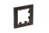 Systeme Electric ATN320601 AtlasDesign NATURE 1-постовая рамка, органическое стекло мокко
