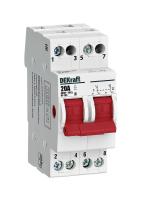 DEKraft 17207DEK Выключатель-разъединитель трехпозиционный 2P 20A ВР-103