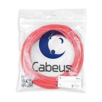 Cabeus UTP-4P-Cat.5e-SOLID-RD-20 Кабель витая пара UTP (U/UTP), категория 5e, 4 пары (24 AWG), одножильный, PVC нг(А)-LS, красный (20 м) Cabeus UTP-4P-Cat.5e-SOLID-RD-20 Кабель витая пара UTP (U/UTP), категория 5e, 4 пары (24 AWG), одножильный, PVC нг(А)-LS, красный (20 м)