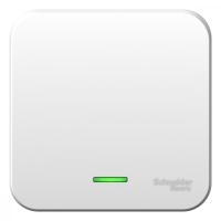 Systeme Electric BLNVA061111 Blanca открытой установки 1-клавишный выключатель (сх.1) с подсв.изол.пл.,6А,250В,белый
