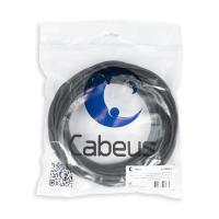Cabeus FTP-4P-Cat.5e-SOLID-OUT-PE-UV-25 Кабель витая пара экранированная FTP (F/UTP), категория 5e, 4 пары (24 AWG), одножильный, экран - фольга, для внешней прокладки, PE-UV (25 м)