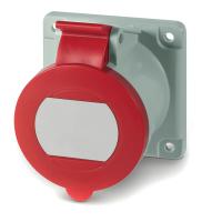 ДКС DIS4221667 Розетка панельная IP44 16A 3P+E+N 400В