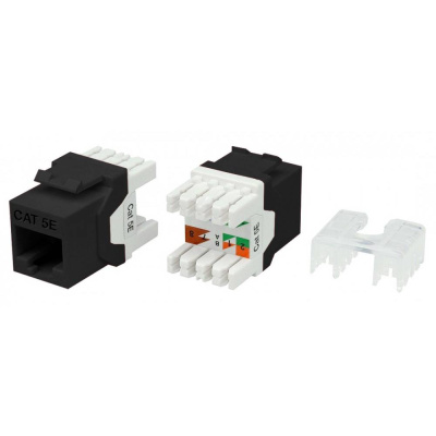 Hyperline KJ8-8P8C-C5e-180-BK