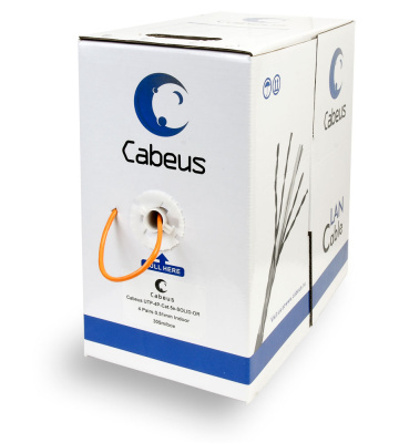 Cabeus UTP-4P-cat.5e-SOLID-OR