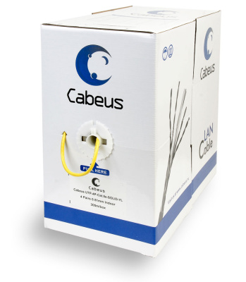 UTP-4PCat5e-SOLID-YL
