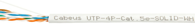 UTP-4PCat5e-SOLID-WH