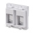 Cabeus FP-L-45-2M Вставка 45x45 (Mosaic) для 2 модулей формата Keystone Jack (арт.078610) 11837c_2